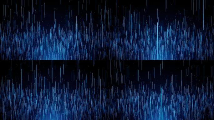 蓝色光纤线路数据流数字空间粒子网络空间技术连接