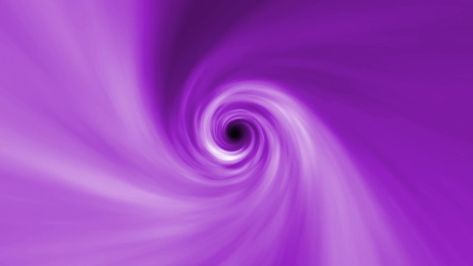 抽象紫色螺旋旋转运动图形与小黑洞动画背景。