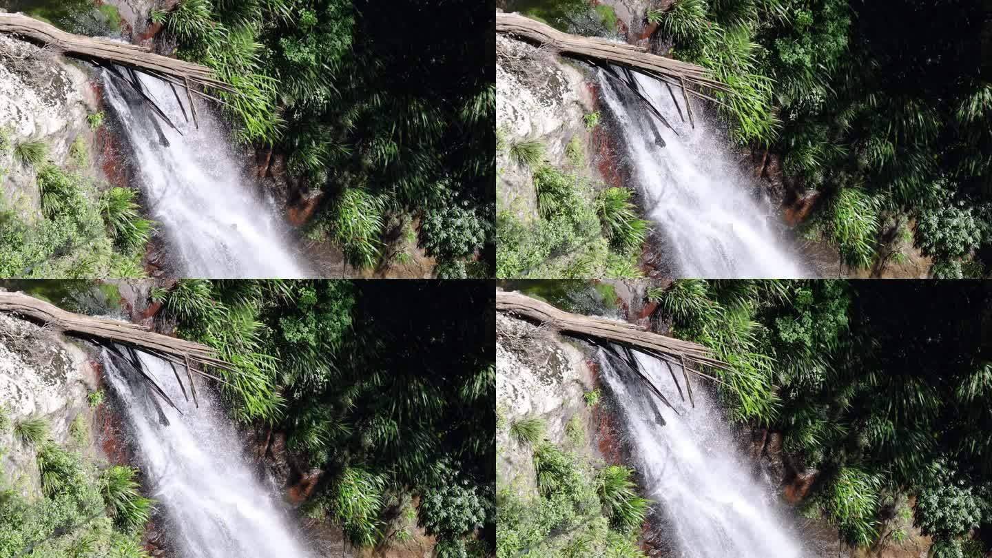 库梅拉瀑布，比奇蒙特，昆士兰，澳大利亚瀑布特写