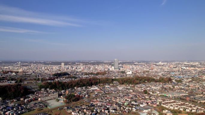 航拍——日本都市景观八十条市东京旅游事业蒸蒸日上