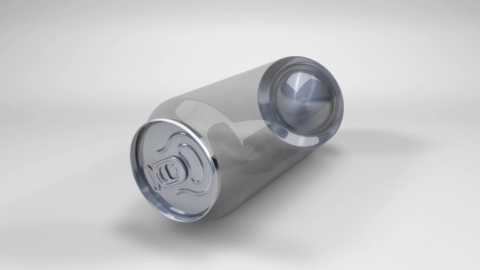 透明饮料罐透明