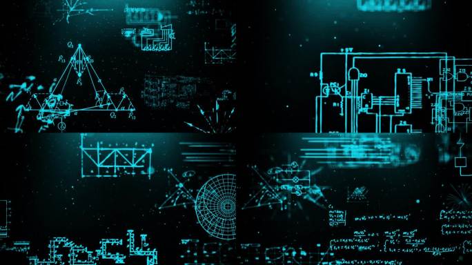 数学物理公式黑白循环股票视频
数学符号，数学，数学公式，计算，物理