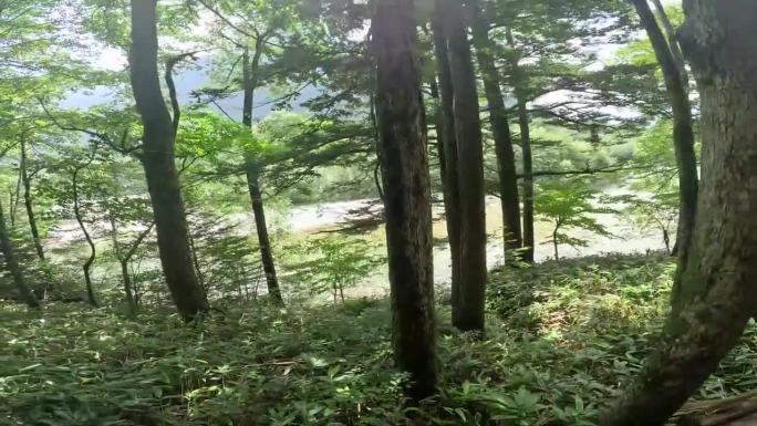 上高地是日本长野县西部飞驒山脉内的一个偏远的山地高地山谷。日本徒步旅行和徒步旅行。