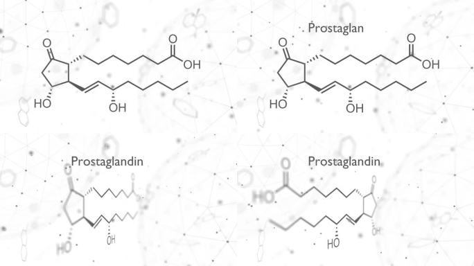 前列腺素或前列地尔的化学结构