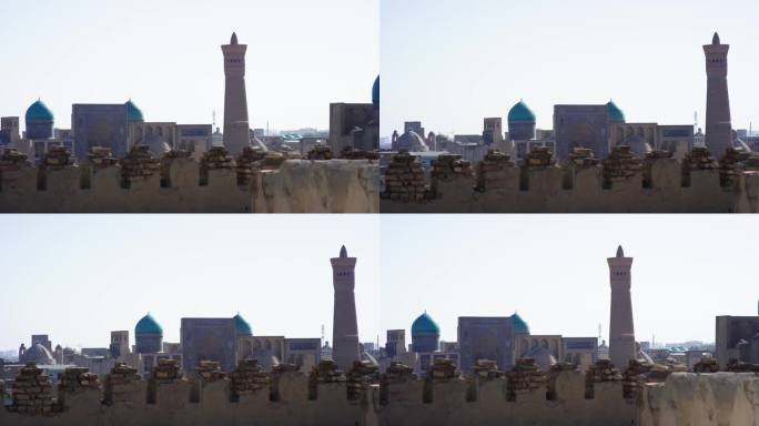 布哈拉的Kalyan古清真寺和旅游景点