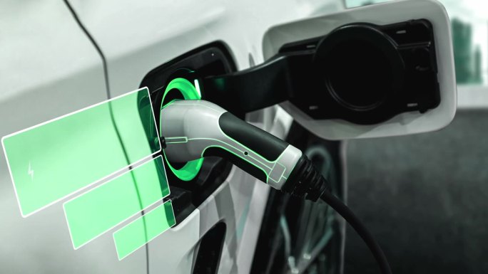 绿色能源、生态动力理念下的电动汽车充电站