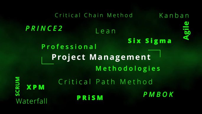 专业的项目管理方法，通过scrum看板和prince2策略成功管理项目，通过在软件编程中使用敏捷方法