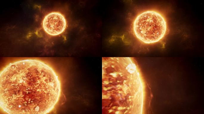 太阳系原恒星太阳太阳在深空喷发星云气体的近照