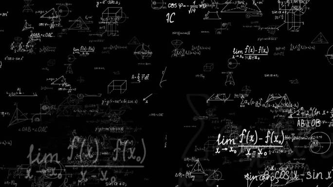 穿梭 科技 数学公式 透明通道 循环