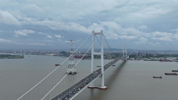 广州南沙大桥-4K延时航拍