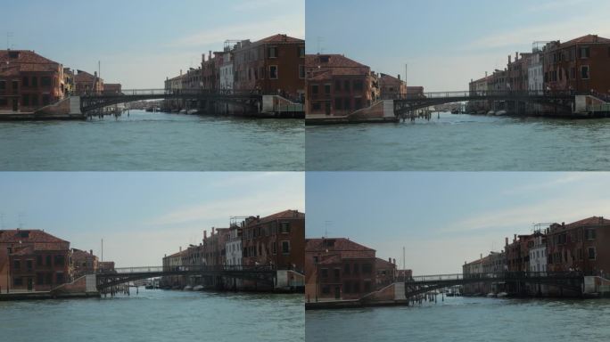 意大利威尼斯潟湖地区的威尼斯建筑、建筑物和桥梁。