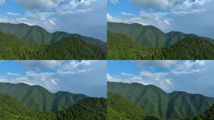 浙江 天目山 宁国 航拍