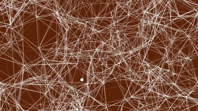 抽象数字丛背景与线点，网络连接，科学技术。