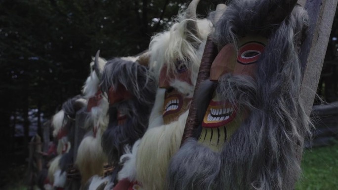 罗马尼亚传统恐怖面具
