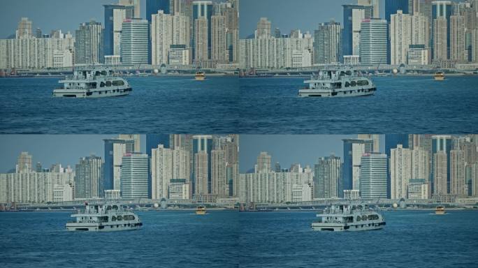 【正版素材】香港维多利亚港7339