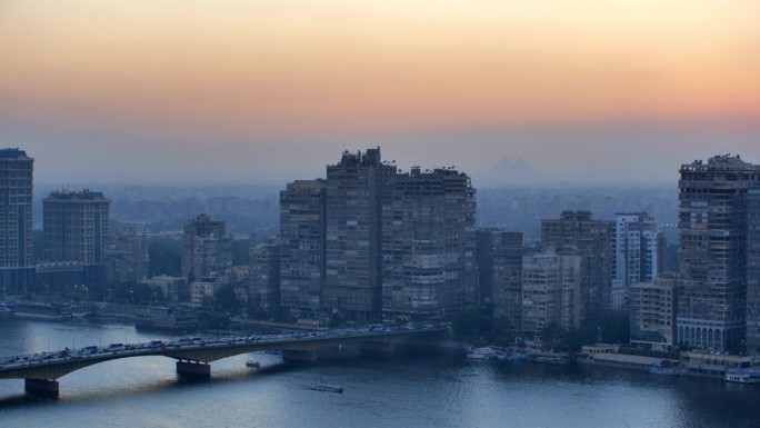 开罗,埃及天际线文明古国人口密集