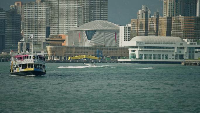 【正版素材】香港维多利亚港7297