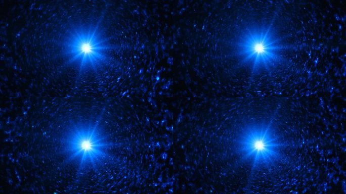 4K蓝圈科幻未来技术科幻隧道飞入网结构，抽象霓虹灯。