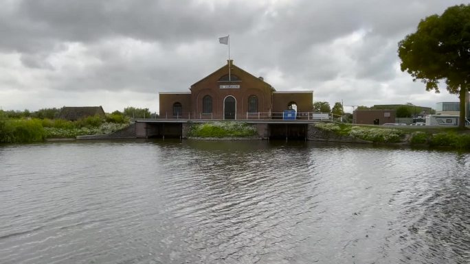 荷兰Kinderdijk的Wisboom泵站