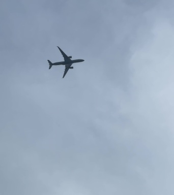 天空中的飞机视频素材