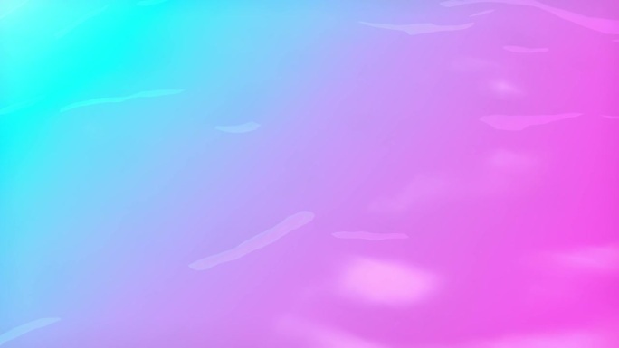 蓝粉色波浪，抽象背景。三维动画