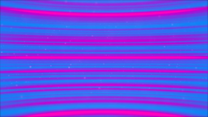 霓虹荧光粉蓝曲线照明灯棒讲台舞台抽象彩色背景与明亮的霓虹发光的光线和发光的线条背景。循环的背景。光速
