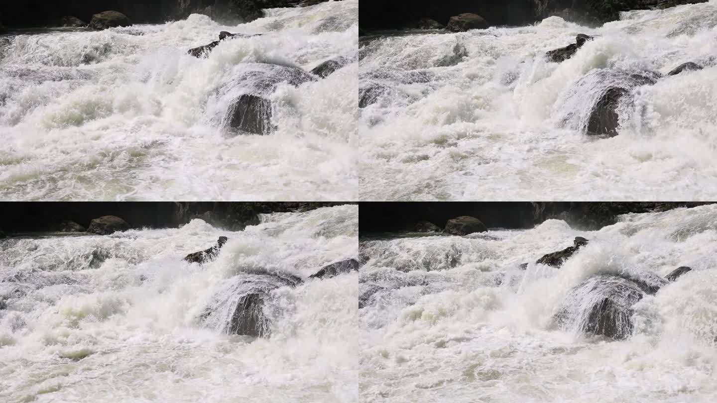 黄果树瀑布飞流直下三山涧溪流高山