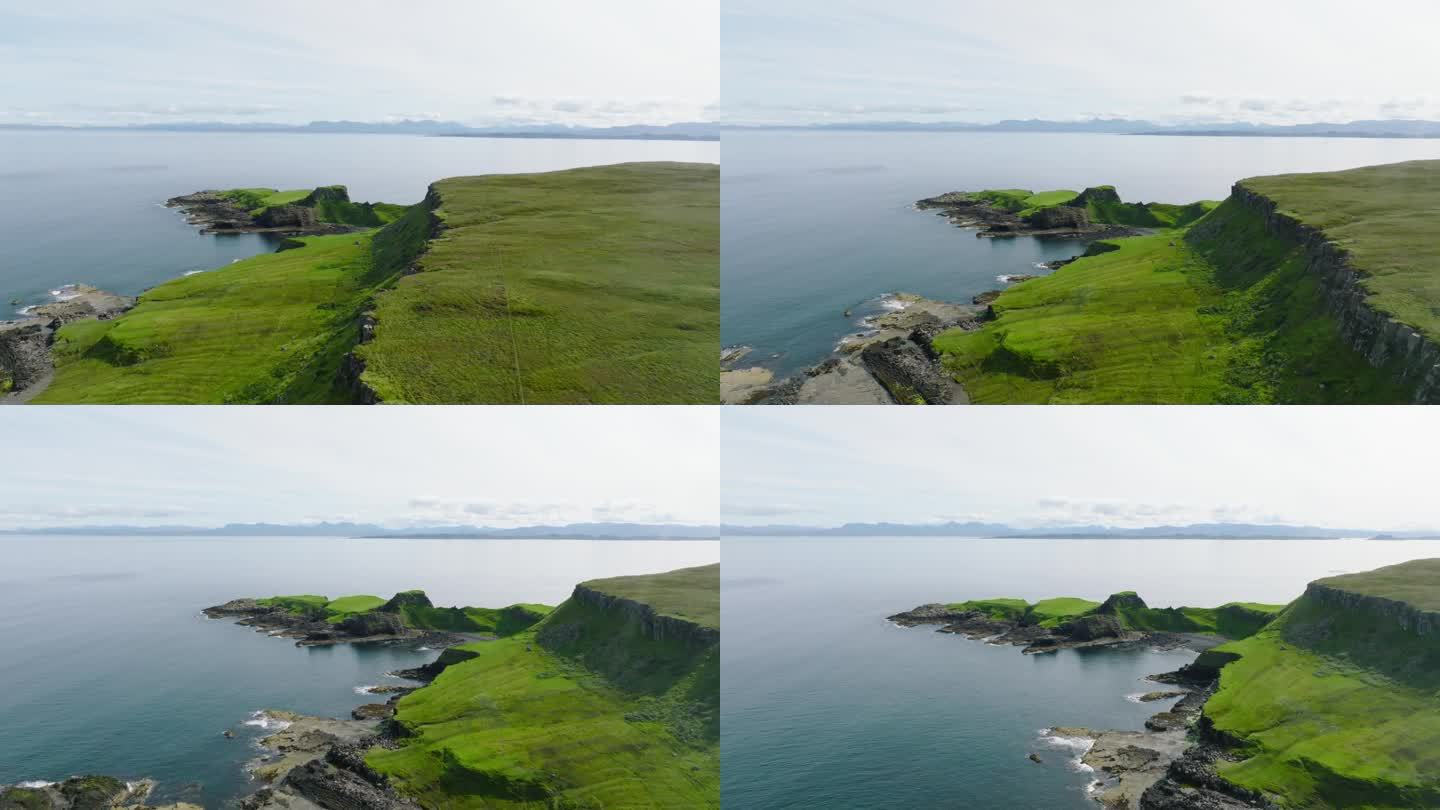 沿海景观和兄弟点，在斯凯岛，内赫布里底群岛，苏格兰，英国