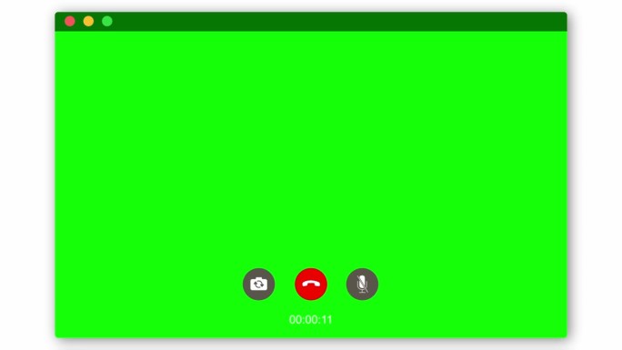绿屏背景视频通话、聊天会议