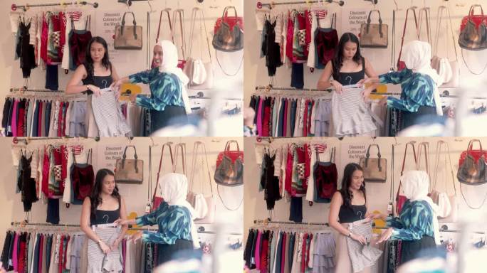马来西亚华人和马来妇女购买二手时尚饰品