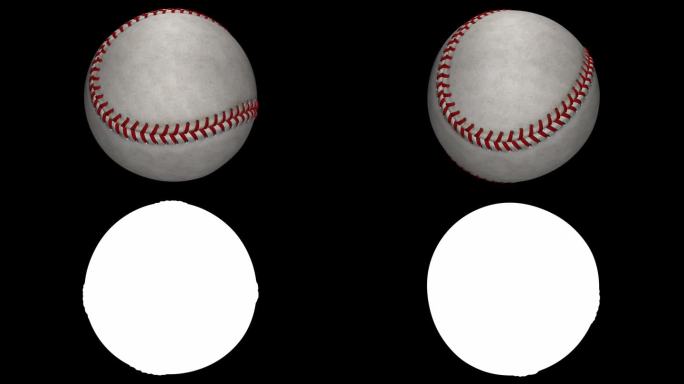 棒球循环棒球带通道视频素材