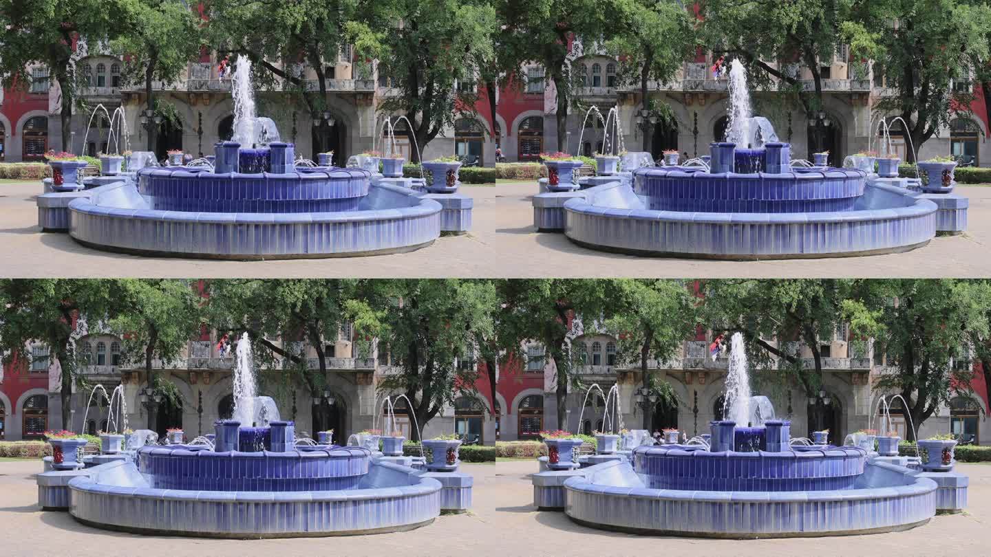 苏博蒂卡蓝色喷泉夏天