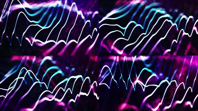 抽象的波波动波纹波澜