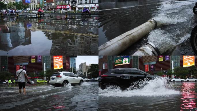 雨过天晴的城市