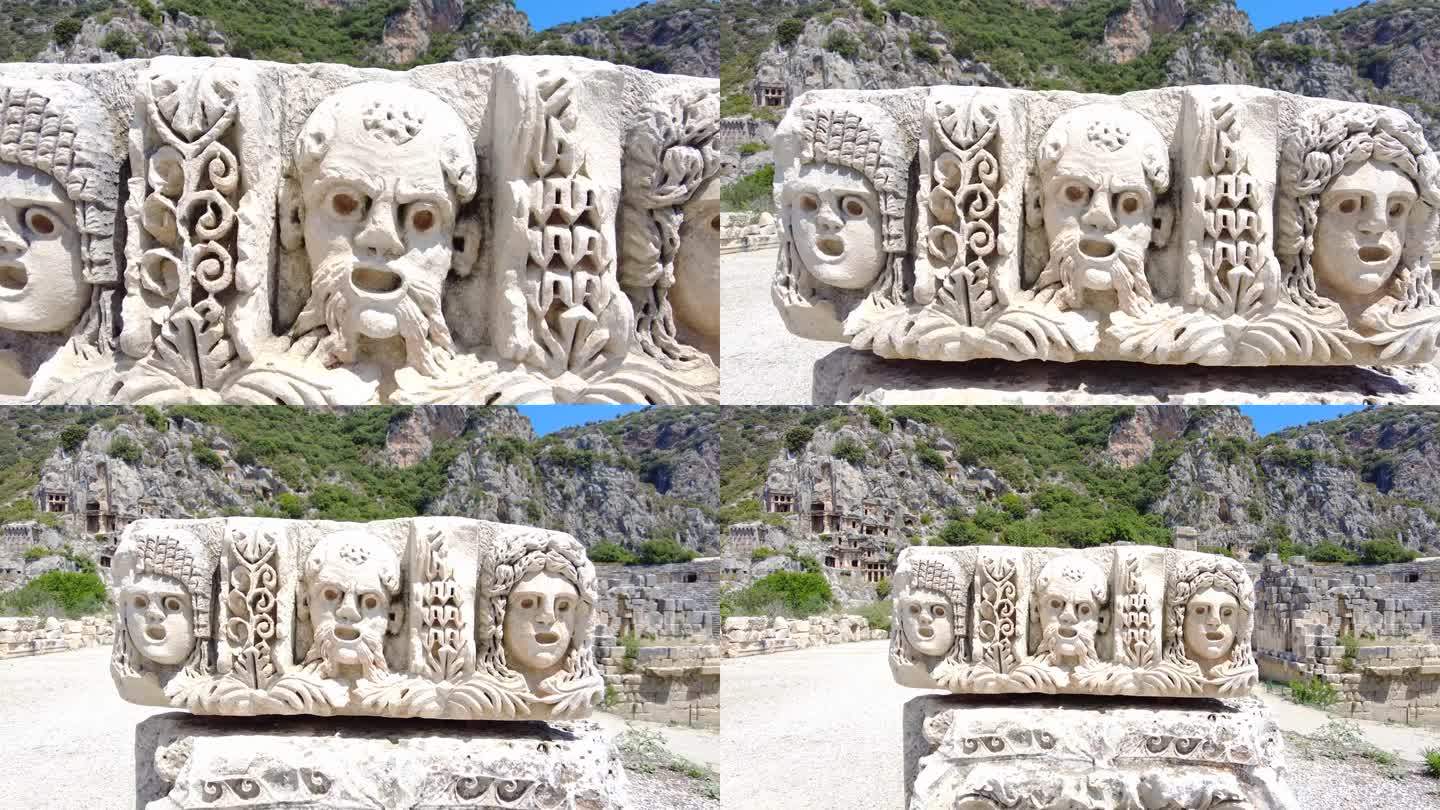迈拉令人惊叹的古代雕塑。
