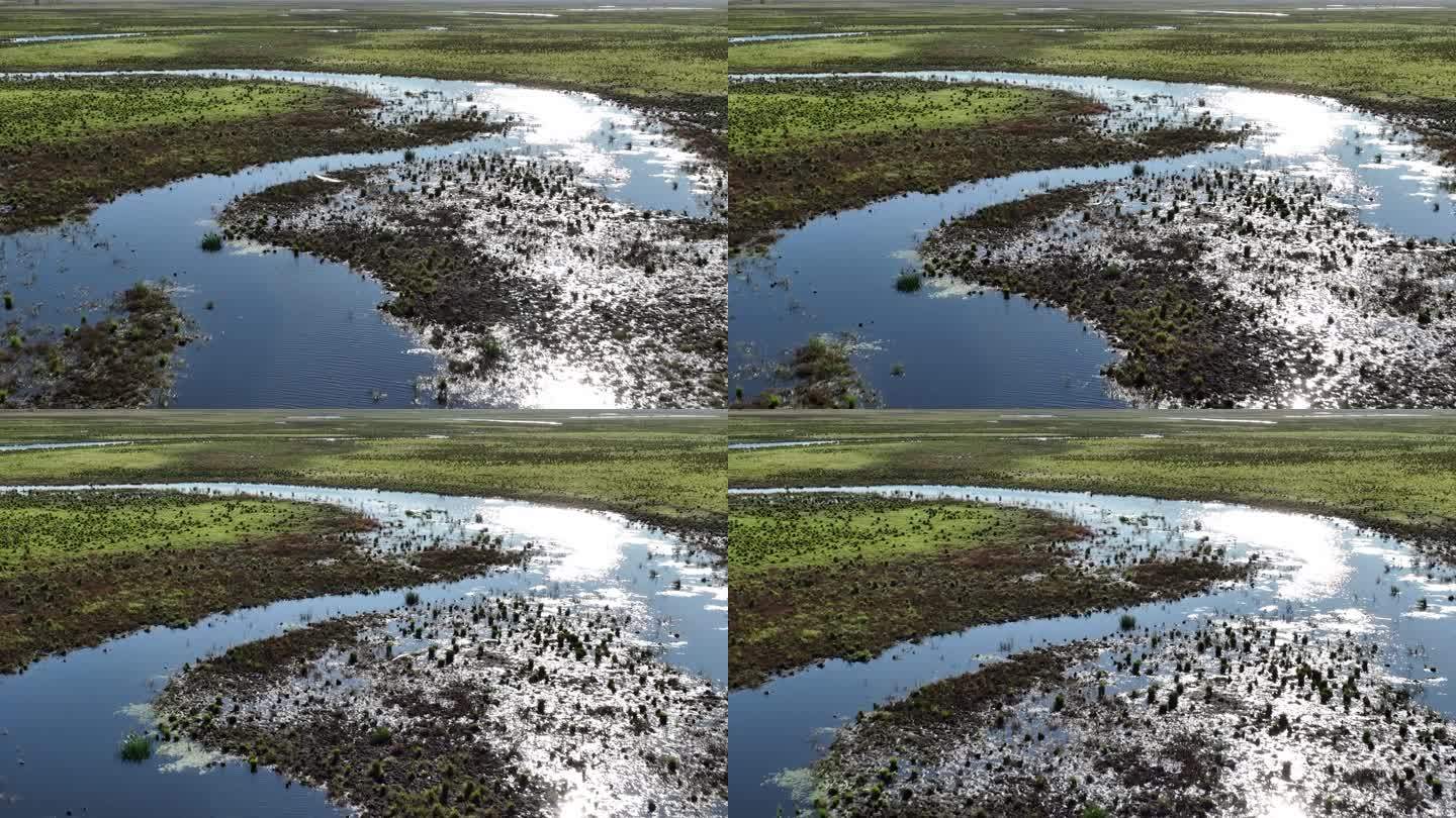 挠力河国家级自然保护区湿地航拍