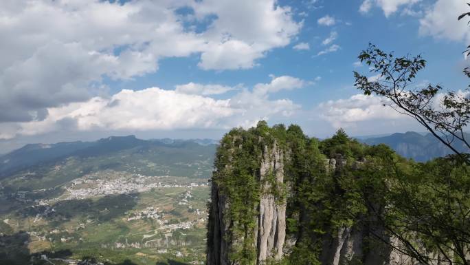 湖北省  恩施大峡谷景区风光 延时摄影