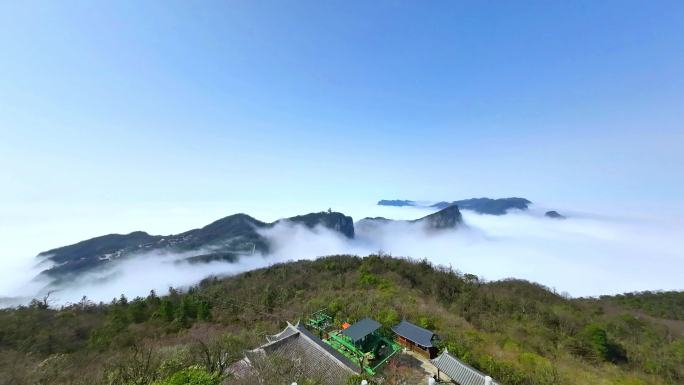 天门山 延时 云瀑 4K 张家界