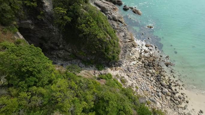 穿越机fpv航拍深圳东涌海蚀洞东冲海岸线