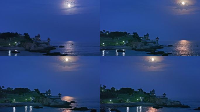 海上升明月 航拍