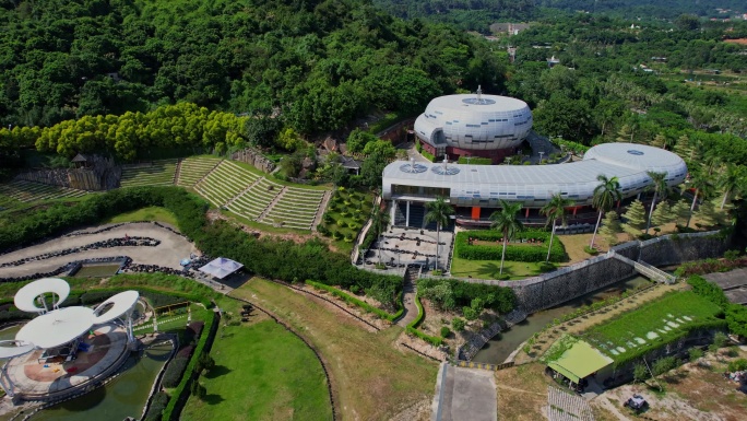 航拍厦门双龙潭景区