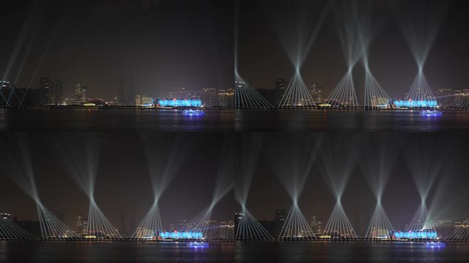 杭州亚运会主会场奥体中心灯光秀