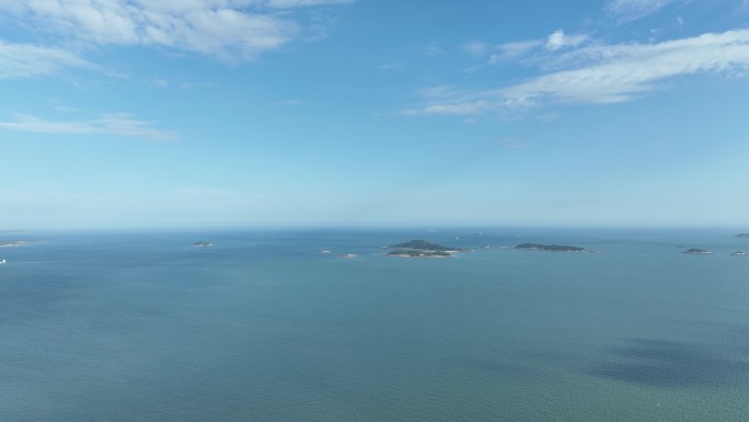 大海航拍飞向大海天空海洋风景唯美大海风景