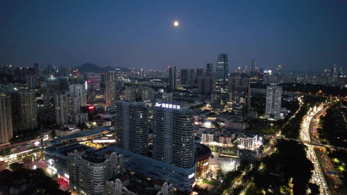 深圳宝安区夜景