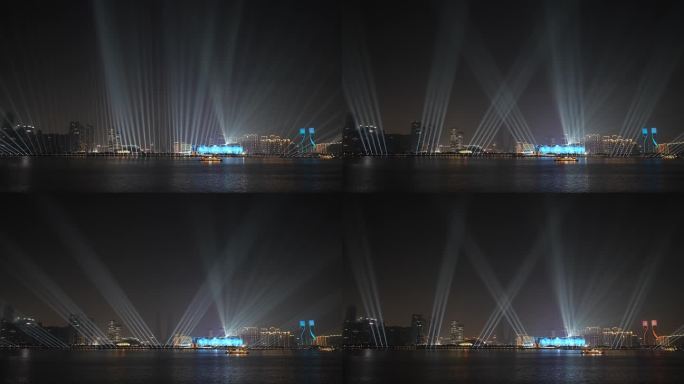 杭州亚运会主会场奥体中心灯光秀