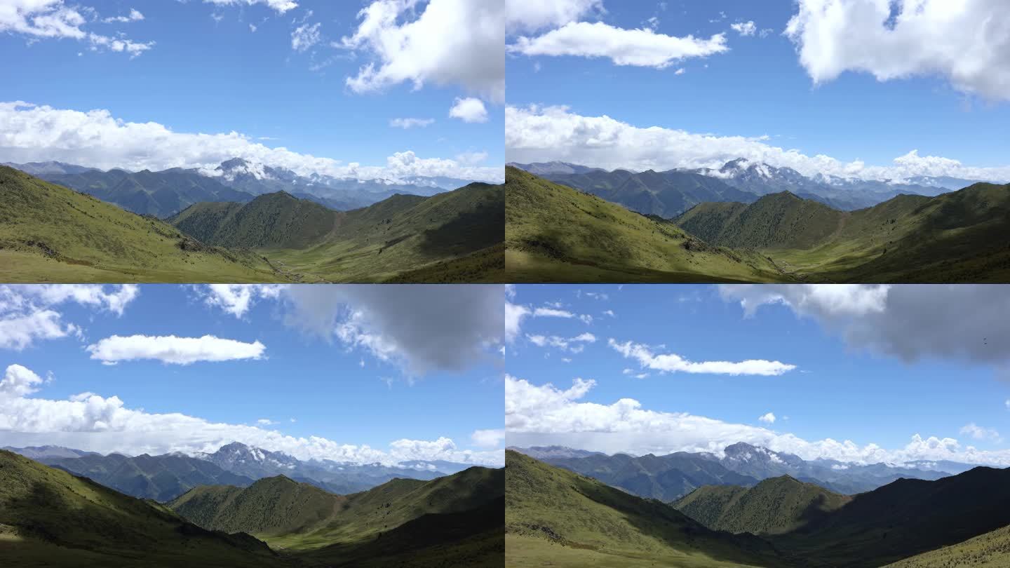 西藏昌都山川风光延时摄影