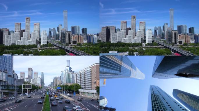 北京 首都 车流 现代都市