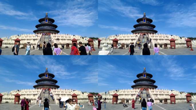 北京地标天坛公园北京风光历史建筑北京天坛