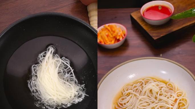 螺蛳粉倒汤 老友粉 桂林米粉 米粉很Q弹