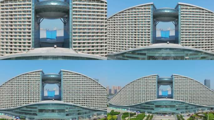 武汉国际博览中心航拍风光